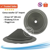 Daun conus kertas speaker woofer wofer 12 inch import