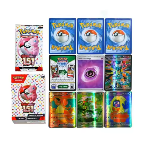 Pokémon Card Pokémon 151 Booster Bundle Booster Card Pack Sword and Shield Series Flash Card Gifts