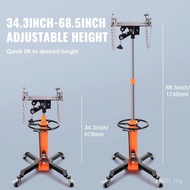SucceBuy Transmission Jack 1322 LBS Hydraulic Telescoping Transmission Jack 32"-67" High Lift Floor 