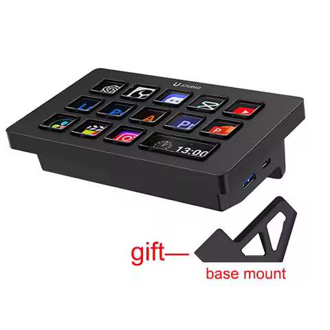 Ulanzi D200H Deck Dock AI-Powered Office Streaming Controller for Computer Fill Light for Intelligen