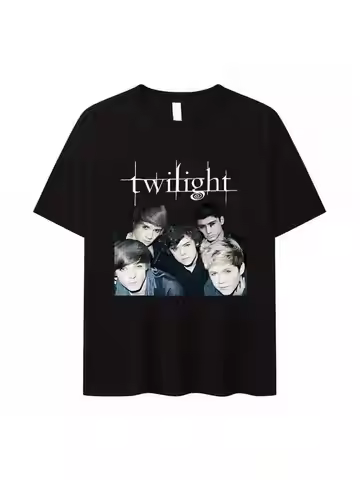 T Shirt Men Twilight Edward Cullen & Graphic T-Shirt - Unisex Oversized Cotton Tee With Edward Culle