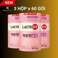 Lacto Fit Slim màu hồng | 3 hộp X 60 gói | Hỗ trợ giảm cân lactofit
