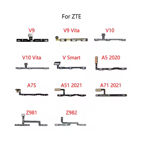 Power Button Switch Volume Mute Button On / Off Flex Cable For ZTE Blade V9 Vita 10 A5 2020 A7S A702