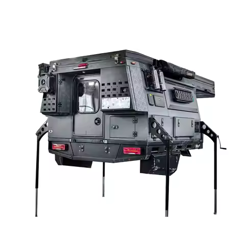 TP09 Full Size Pickup Truck Offroad Hard Top Flatbed Four Wheel Box Van Camper Conversion Kits Motor