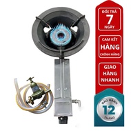 Industrial stove with cast iron stove