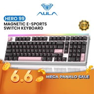 AULA HERO99 Magnetic Mechanical Keyboard 101Keys Wired 8Khz with Rapid Trigger RGB Esports AULA Keyb