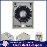 xiyijia Timer Relay AH3-3 Electronic Type Adjustable Release Delay 8 Pins 10Min(12V