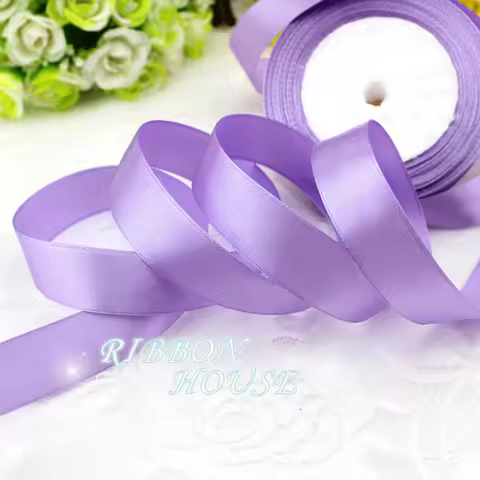 (25 yards/roll) 3/4" (20mm) Lavender Single Face Satin Ribbon Webbing Decoration Gift Christmas Ribb