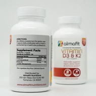 ALMAFIT VITAMIN D3 K2 5000 IU 120 CAPSULE 2 IN 1 SUPPORT NATURALLY SUPPORTS