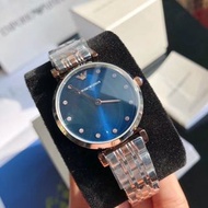 代購Armani手錶 歐美摩天輪鑲鑽女錶 防水石英錶 簡約時尚百搭女生腕錶 小直徑22mm小巧學生手錶女AR11092 AR11222