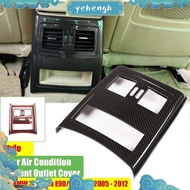 Car Interior Rear Air Vent Outlet Carbon Fiber Texture Cover Decoration for BMW 3 Series E90/E91/E92/E93 2005-2012 yehengh