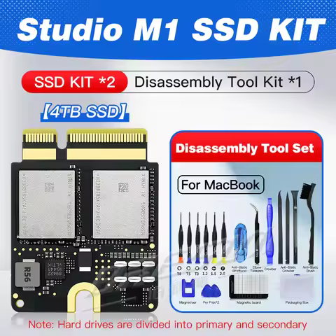 Suitable for Mac Studio M1/M2/M3/M4 SSD Expansion 2T/4T/8T Original PCB Circuit board Capacity upgra