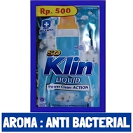 So Klin Cair Liquid Softergent 1 Renceng Isi 12 Sachet 20ML