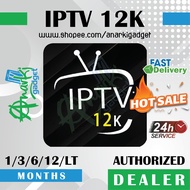 iptv 12k Iptv12k IPTV12K RENEW ACTIVATION TOP UP LANGGANAN IPTV DEALER - 1/3/6 Months