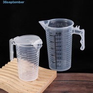 SEPTEMBER Measuring Cup Drink Shop Science With Lid Laboratory Baking Accessories Transparent Water 