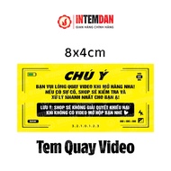 COMBO VINH LIEN Fragile Goods STAMPS YELLOW SIZE 8X4CM