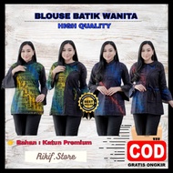 Batik BLOUSE | Women's BATIK BLOUSE |Women's BATIK Shirt| Pekalongan BATIK BLOUSE