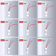 Motor Capacitor CD60 Starter Capacitor CBB60 Washing Machine Water Pump Starter Running Capacitor 6/