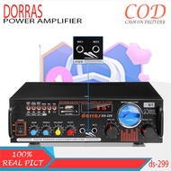 Power Amplifier Subwoofer Dorras DS-229 Amplifier Bluetooth Stereo Karaoke