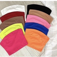 Freesize multicolored crop top tube top under 53kg - Chocomy Shop
