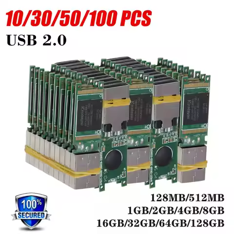 10-100PCS Factory Direct Chip USB Flash Drive USB2.0 4gb 8gb Stick Menory 16GB PenDrive 32GB USB 64G