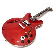 Gibson กำหนดเอง ES 335กีต้าร์ไฟฟ้าสีแดงกีตาร์มืออาชีพร่างกายกลวง
