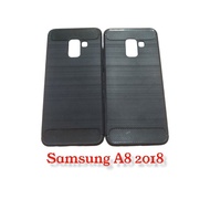 Ipaky Carbon Fiber Case For Samsung A8 2018
