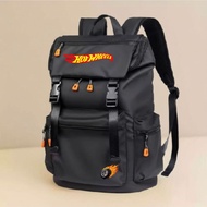 Little Giggles - Boys' Backpack School Bag Hot Wheels Car Toy Waterproof, Lightweight, Strong and Co