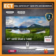 Dell S2721D 27" QHD 2560x1440 IPS LED Monitor with AMD FreeSync (HDMI, DP)