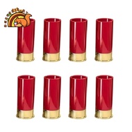 8PCS 12 Gauge Shot Glasses Tequila Shot Glass Suitable for Bar Home