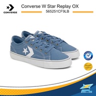 Converse รองเท้าผ้าใบ รองเท้าแฟชั่น รองเท้าผู้หญิง รองเท้า converse แฟชั่นผู้หญิง คอนเวิร์ส Women Star Replay OX 565251CF9LB (1890)