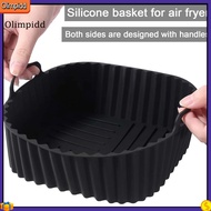 olimpidd|  Silicone Air Fryer Cooking Tray Bpa-free Air Fryer Accessories Reusable Silicone Air Frye