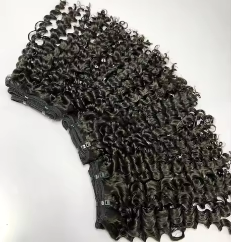 3C4A Burmese Curly Hair Bundles Virgin 100% Human Hair Burmese Vietnamese Raw Human Hair Extensions 