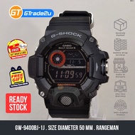 Original G Shock Men GW-9400BJ-1J GW9400BJ-1J Digital Rangeman Black Panther Watch Black Resin Band 