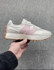 New Balance 327 跑步鞋 灰粉
