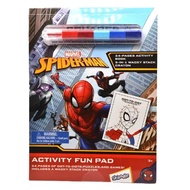Marvel Spider Man Multicolored Activity Fun Pad With Stackable Crayon