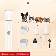 【SG Stock】Rechargeable Pet Shaver  Pet Hair Trimmer  Pet Grooming Shaver  Cat Dog Hair Trimmer