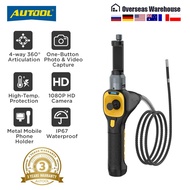 AUTOOL SVB303 360° Steering Industrial Automotive Endoscope Camera Inspection Borescope 1080P For Ca