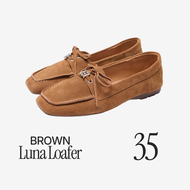 chuuchop(C8408) Luna Loafer รองเท้าโลฟเฟอร์หนังกลับ