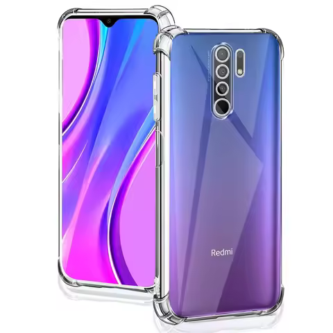 For Xiaomi Redmi 9 9A 9C Case Silicone Soft Shockproof Transparent Cover For Redmi 9C Nfc 9T Clear C