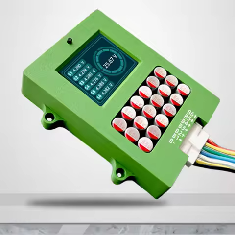 Lithium Titanate 6S Active Balancer With Voltage Display TFT New LTO Battery Voltage Tester 5A Energ