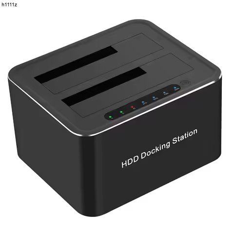 USB 3.0 To SATA Dual Slot External HDD Docking Station SATA Dual HDD Dock Mobile HDD Enclosure Offli