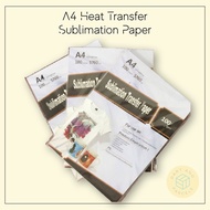 A4/A3 Heat Transfer Sublimation Paper 100gsm•5760dpi (100sheets)
