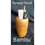 Pesil de bamboo pen holder marker holder