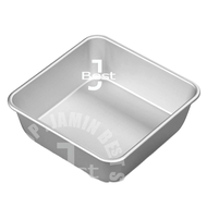 Aluminium 7.8inch (20.0cm X 20.0cm X 5.0 cm) Square Cake Mould Non Stick Acuan Rice cooker/Air Fryer