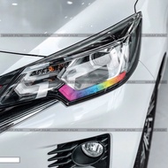 Mitsubishi Attrage: Attrage light sticker - Car decoration sticker, 3-layer PVC sticker