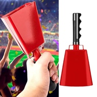 WMH Cowbells With Reinforced Wrist Attachments 9Inch Handheld Cowbells Suitable For Stadiums Parades