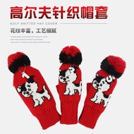 Golf Iron Cover Club Cover Head Cover 2024 New Season Golf Wool Knitted Putter Cover Wooden Cover No