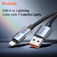 MCDODO CA-817 7 Colorful Lights 3A USB Data Cable Super Fast Quick Charging