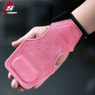 New Style Tiger Head Deadlift Power Belt Cowhide Fitness Deadlift Palm Protection Pull-Up Wrist Prot
